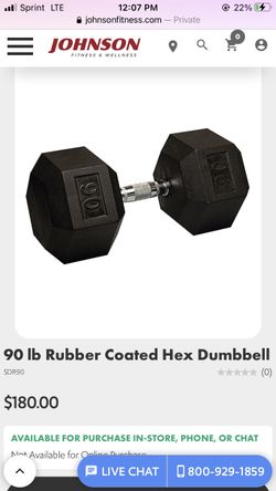 90 Lb Dumbbell One Only 