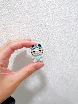 Crochet Mini Han Tatpung Keychain/Handmade BBNEXDO Han Tatpung Amigurumi