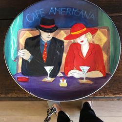 Sanyo martini couple plate 11”