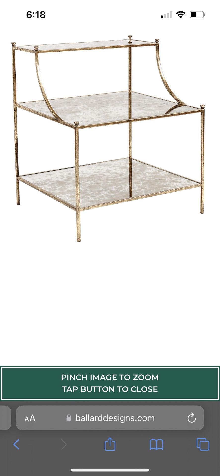 Ballard Designs “Emeline” Side Table