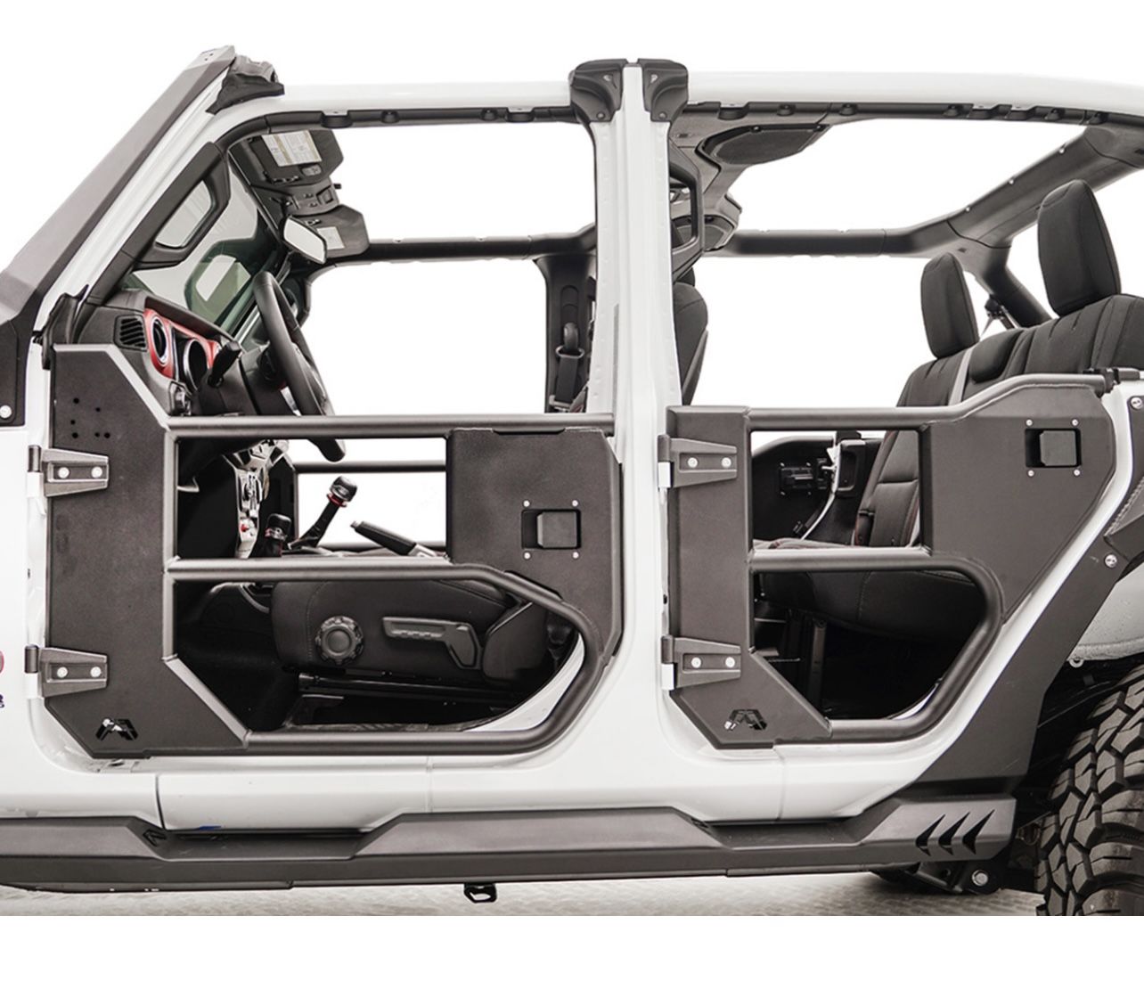 Fab Four Jl Jeep Wrangler Half Tube Doors Gladiator Also