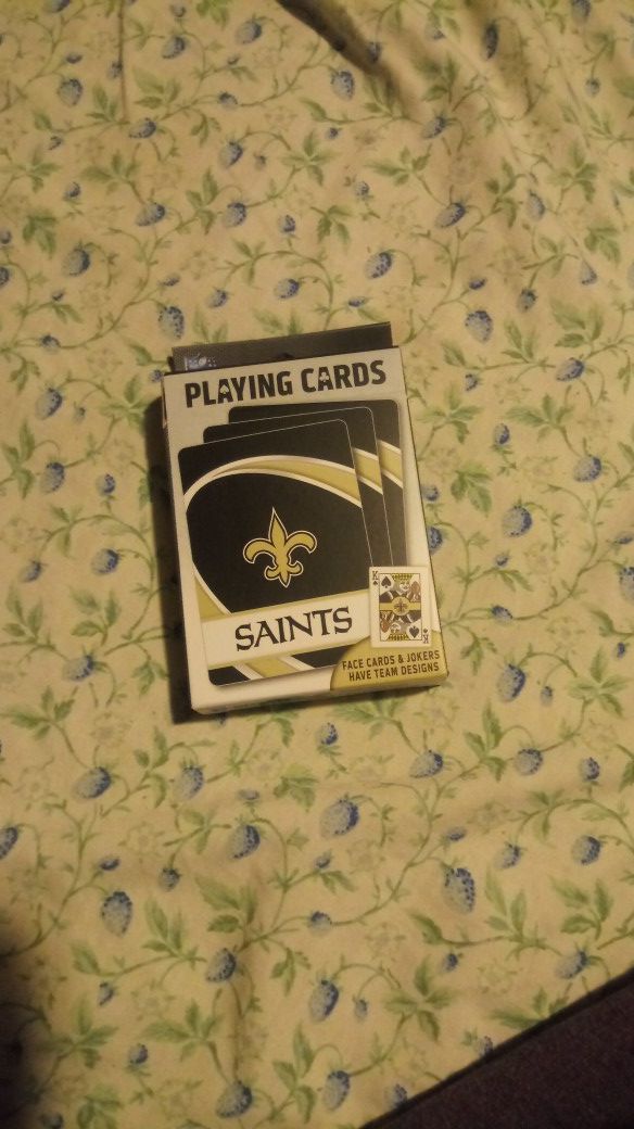 NEW SAINT'S PLAYING CARDS