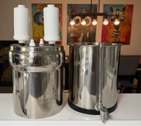 Stainless Steel Countertop Gravity Water Filter System (Boroux)