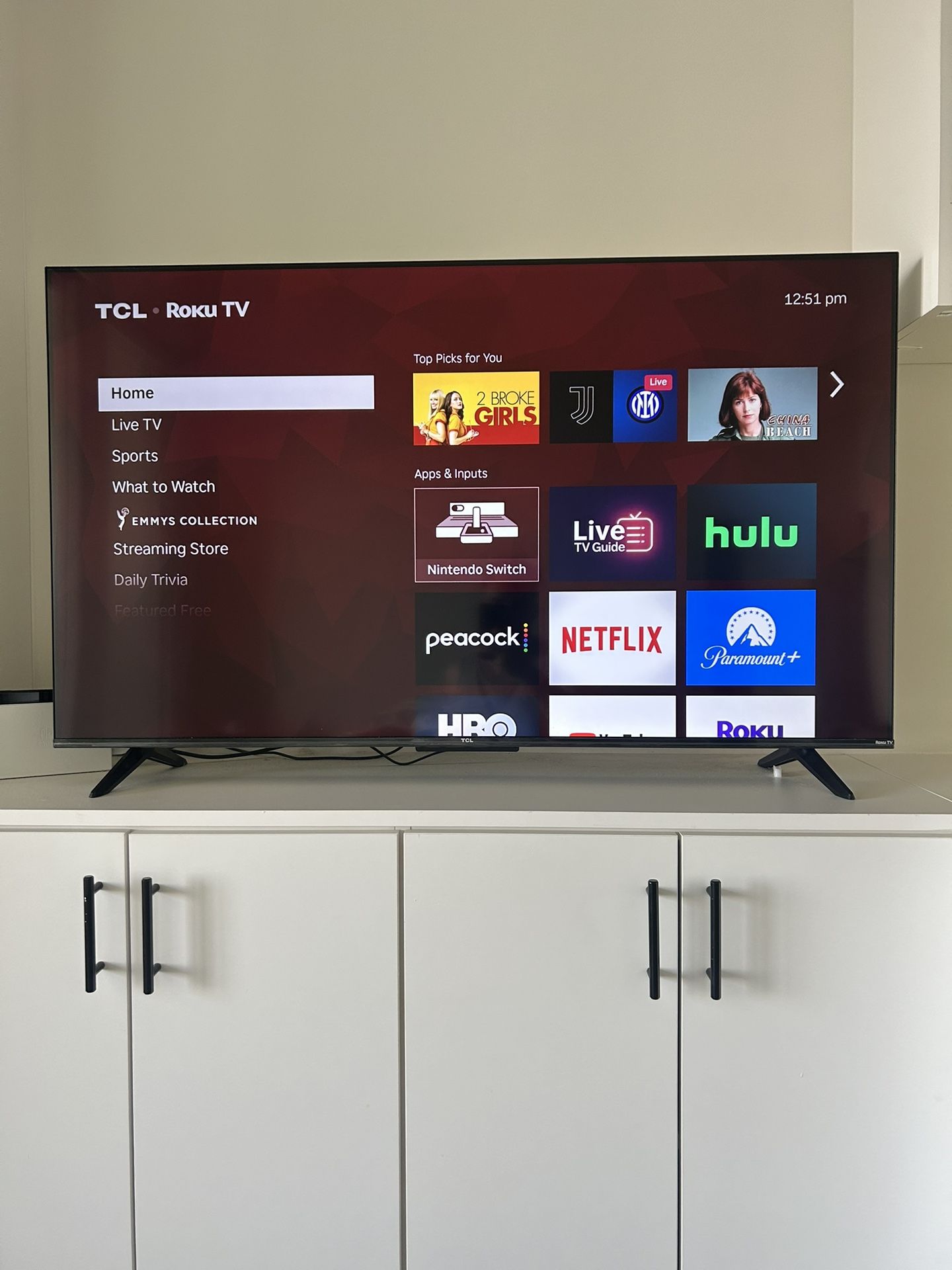 50” TCL 4K TV