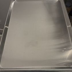 9 count aluminum 18x26 pans and 6 count 16x10 Inches Baking Rack, Thick Wire Cookie Rack