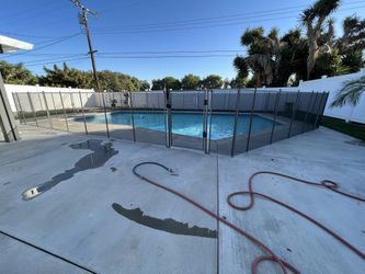 Safety pool fence and nets