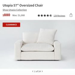 Living Spaces Utopia Oversized Chair