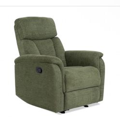 Avocado Rocking Chair With Leg Rest