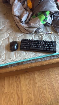 Compact Mechanical Keyboard and Wireless Mouse
