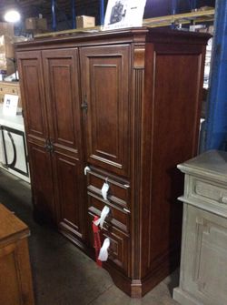 HOOKER BROOKHAVEN COMPUTER ARMOIRE