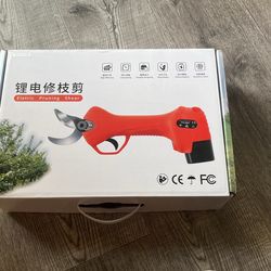 Professional Pruning Shears,Electric Pruning Shears,Cordless Pruning Shears,Rechargeable Pruning Shears with 2PCS Battery
