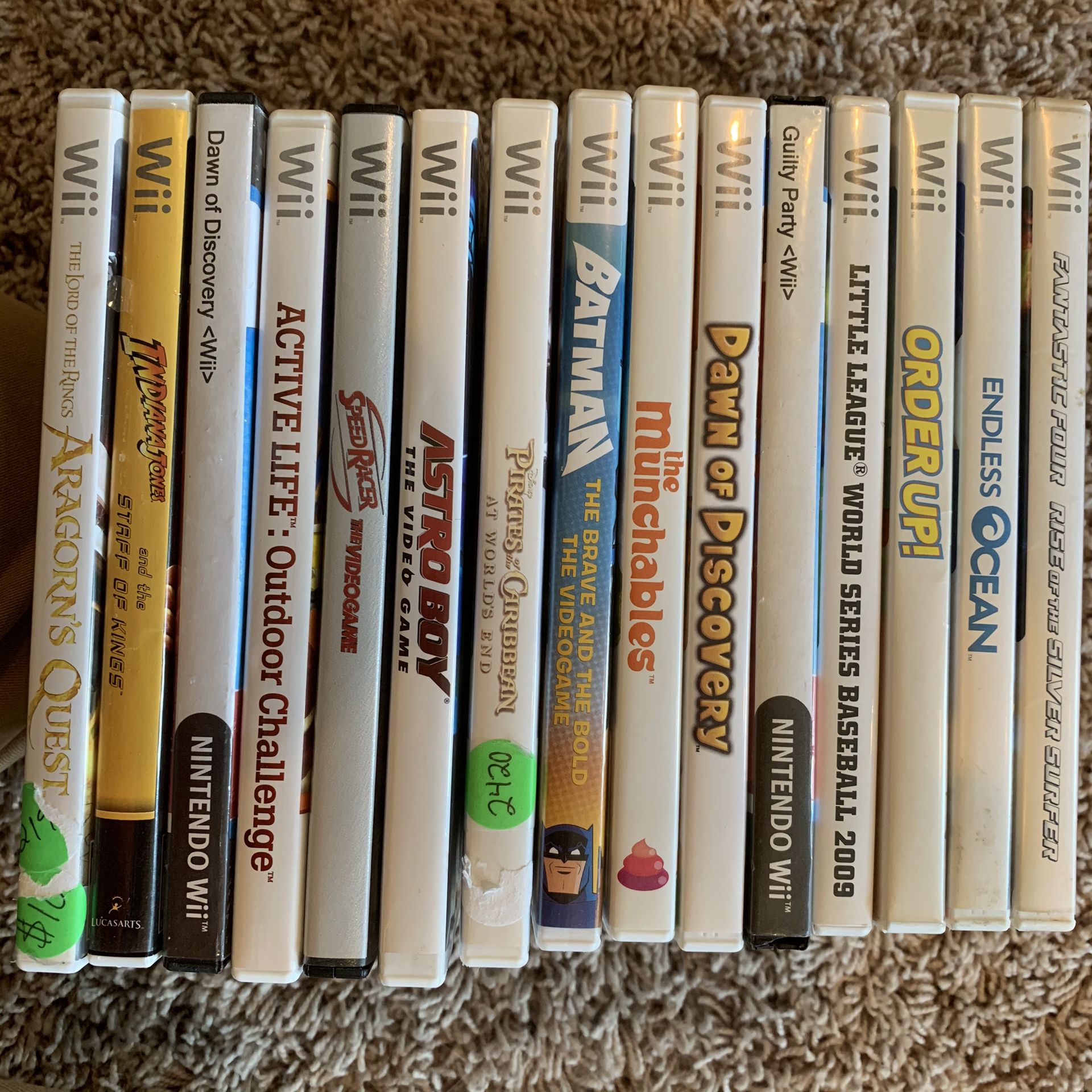 Nintendo Wii 15 Games!