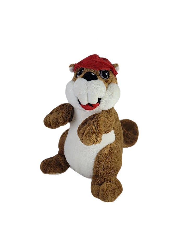 Buc-ee's Bucee The Beaver Plush Stuffed Animal Toy 11" H Red Hat Jaggs