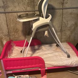 High Chair And Toddler Bed FREE