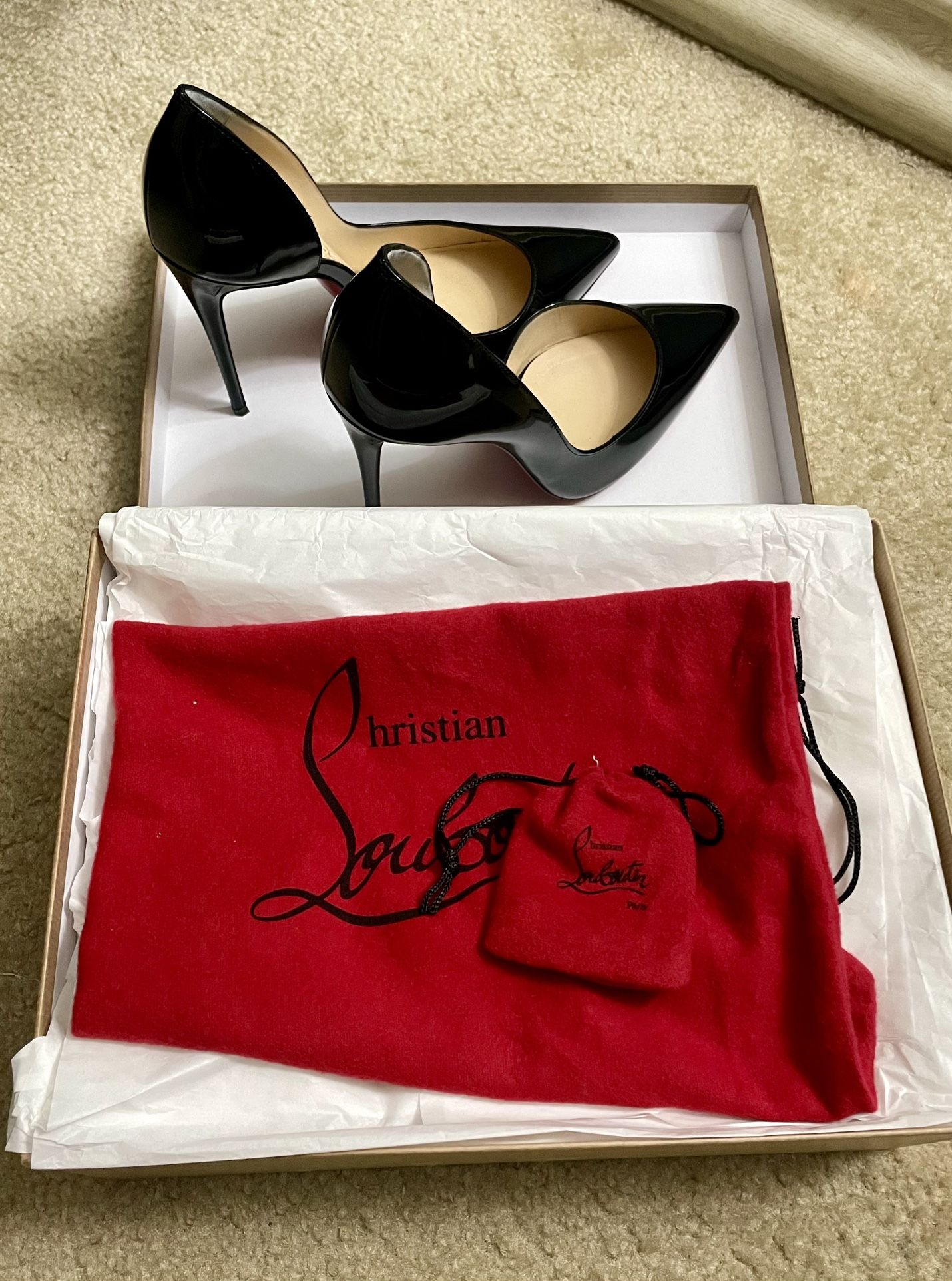 Christian Louboutin Iriza Patent Open-Side