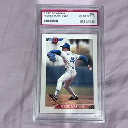 Dodgers Baseball Card Pedro Martinez