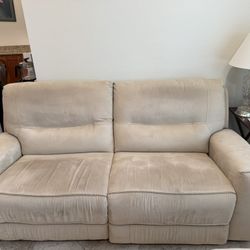 2 Pieces Sofa Recliner- Great Condition 