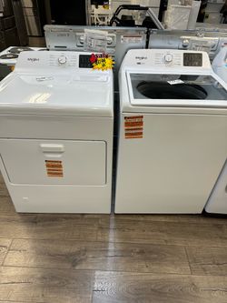 Whirpool Top Load Washer 2-1In And Dryer Take It Home In Payments Please Read Description For Price