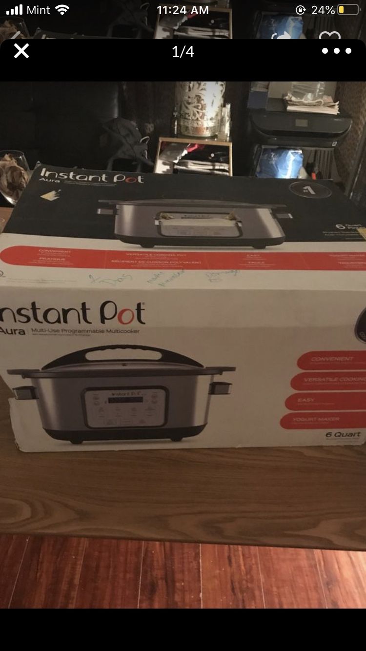 Instant pot aura pressure cooker