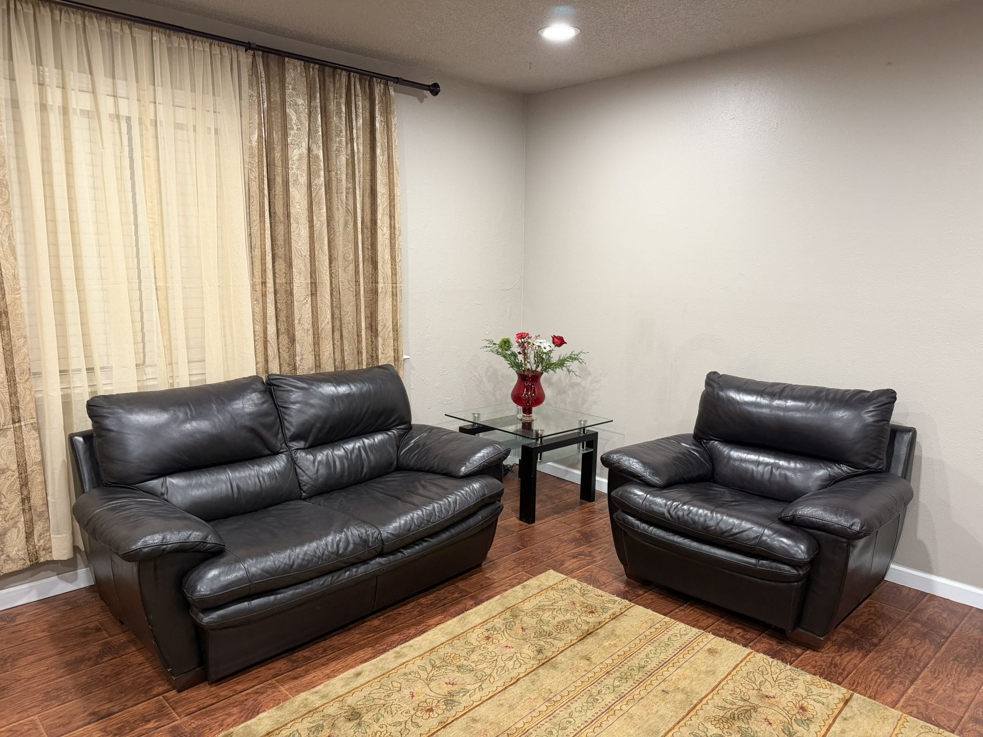Set Of Leather Couches