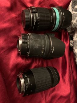 Taking offers canon tamron etc