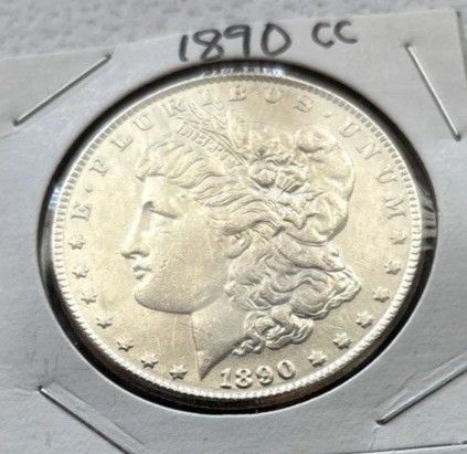 1890 CC Morgan Silver Dollars