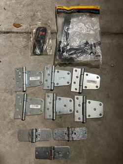 🔥 Heavy-Duty Gate & Door Hardware Bundle – Stanley + 9 Hinges – $45 OBO