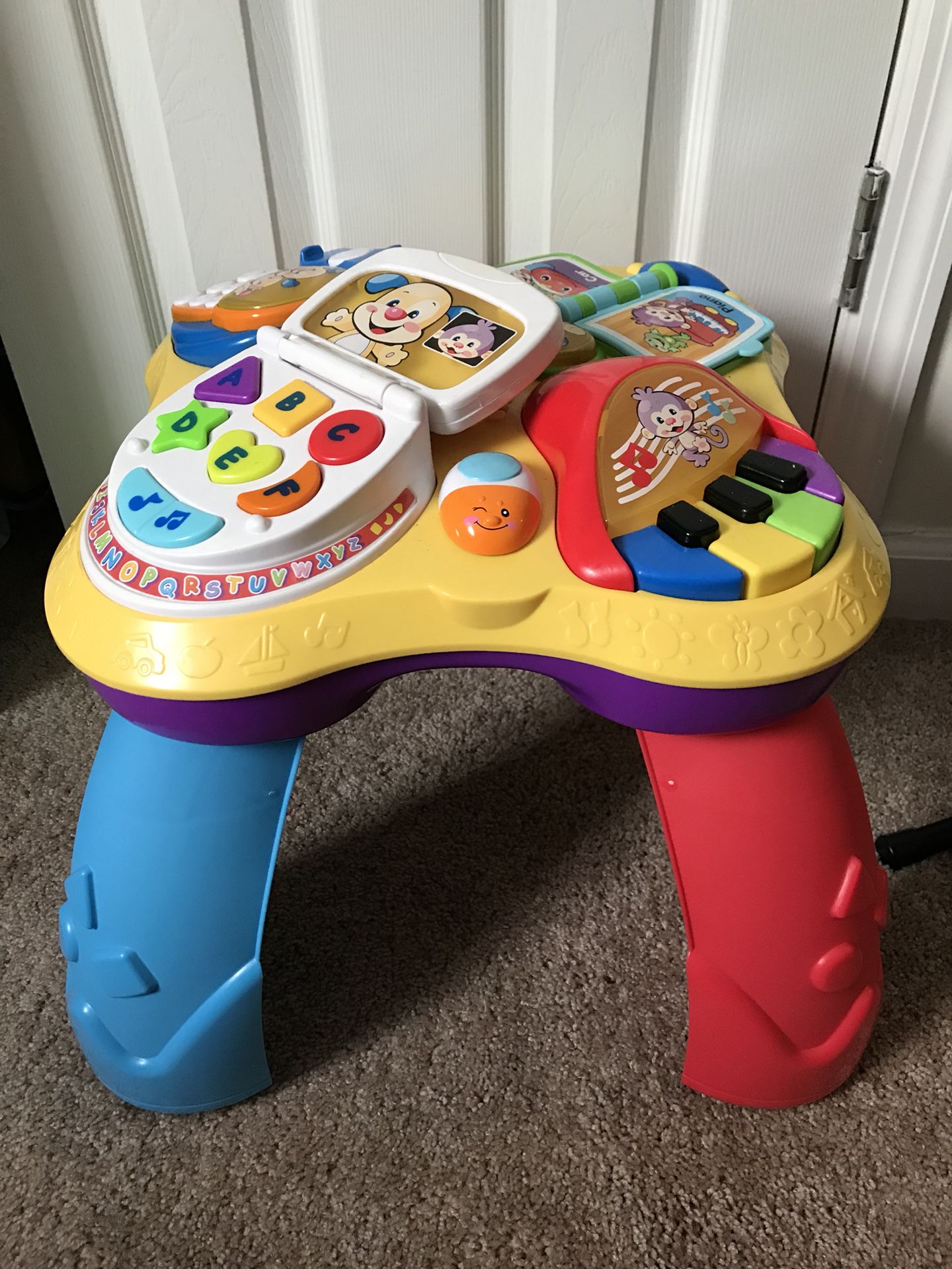 Kids learning table (english and spanish)