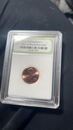 First Lincoln head, Penny and last penny made