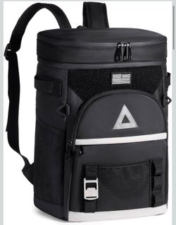 Camping Cooler Backpack, 34 Cans Cooler Insulated Leak-Proof, 20 Hour Cold Retention, Waterproof