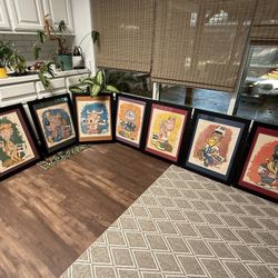 Original Dirk West SWC Mascot Art