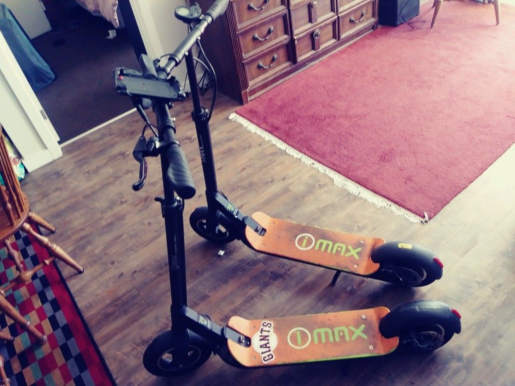 IMAX S1 electric scooter/$600 each