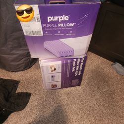 Purple Pillows Brand New In box 