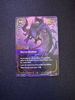 League of Legends TCG Baron Nashor Alternate Art Foil 147a/219