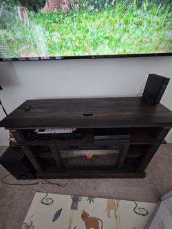 50 inch Fireplace TV stand. New