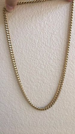 Miami Cuban gold plated chain