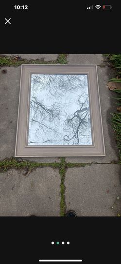 Nicew Mirror Wood Frame 30x35