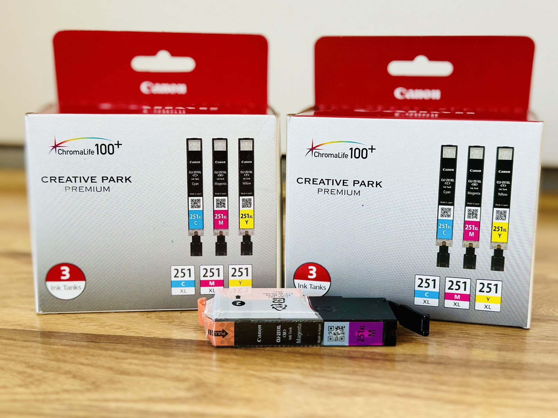 Canon CLI-251XL 3 Color Multi Pack Compatible to MG6320, iP7220, MG5420, MX922, MX722, MG7120, MG6420, MG5520, iX6820, iP8720, MG7520, MG6620, MG5620