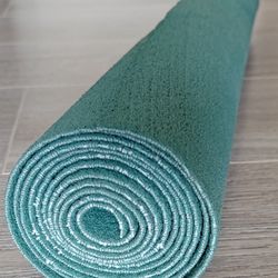 Exercise Yoga Mat Non Slip Green Thin Fitness Pad Durable