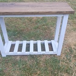 Farmhouse Entryway Table. Freshly Built