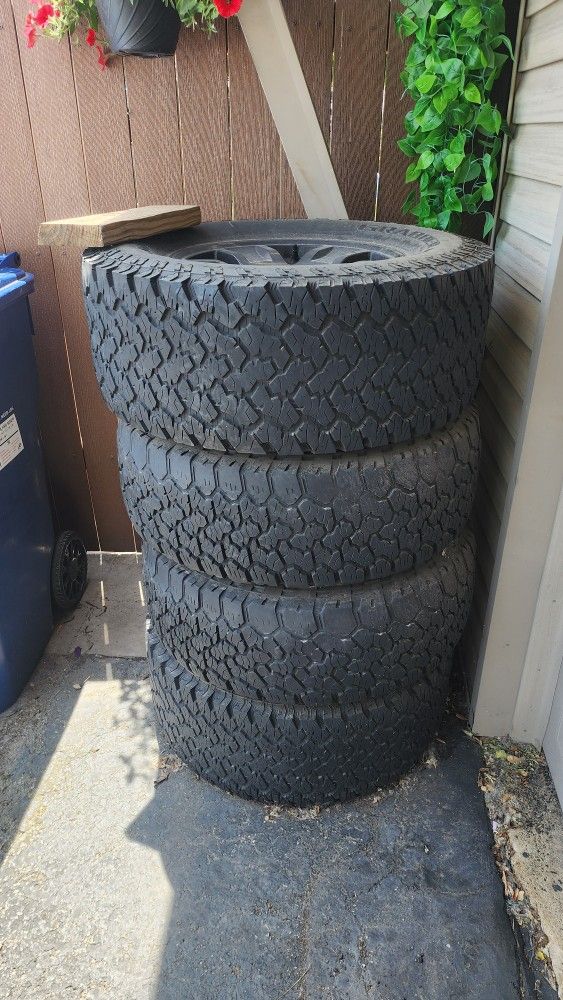 Silverado Sierra Off Road Tires Complete.
