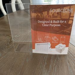 Slant Back Sign Holders (total Of 24)