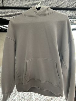 Hollister Men’s Hoodie Boxy Fit Grey Hoodie Size Small 