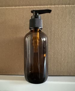 🌟72 - 4oz Amber Glass Bottle with Pump
