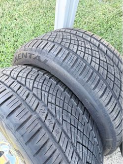 2 - 245/40 ZR 20  as new, includes free factory rim