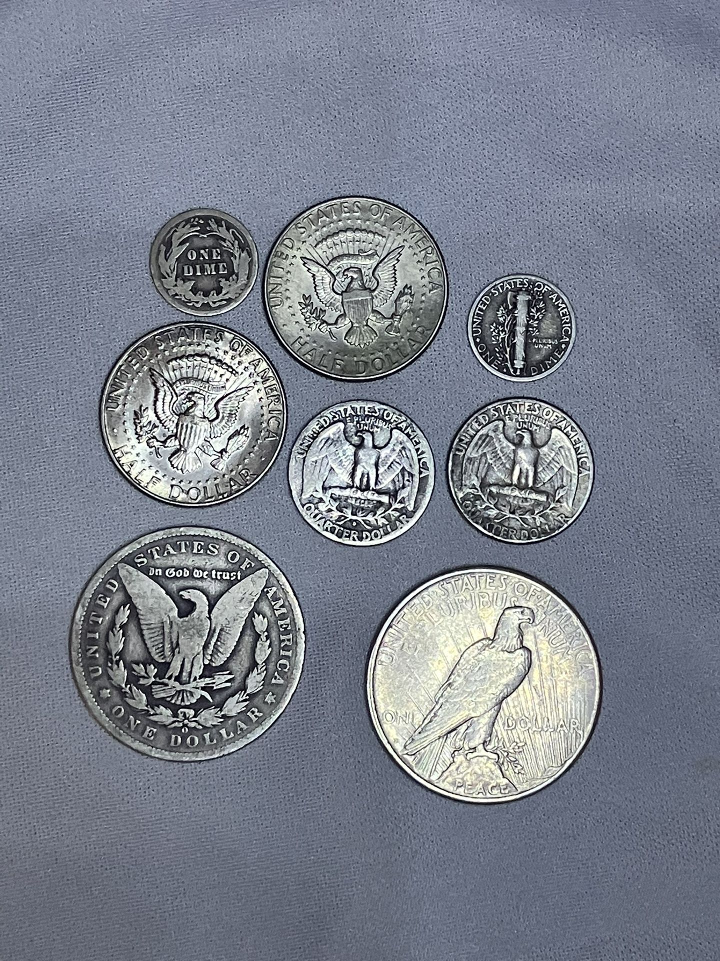SILVER COINS LOT - Silver On The Rise !! Over 2.5 Ounces !