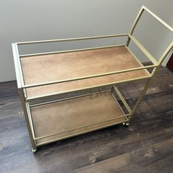 Firstime & Co. Francesca Gold Bar Cart