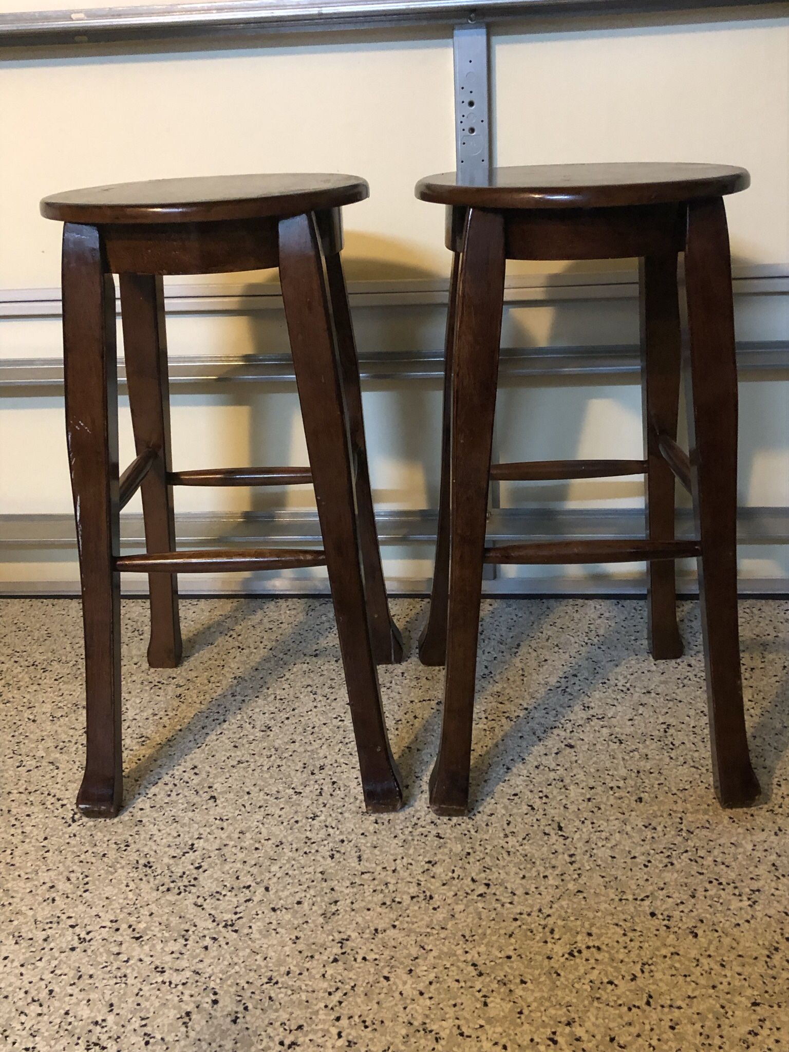 2 Wood Barstool - Good Condition