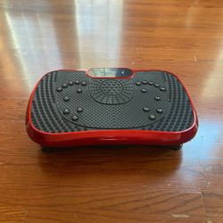 Vibration Plate Exercise Machine – Full Body Shaker w/ Bands, Remote, & BT Speaker – Like New!