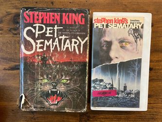 STEPHEN KING PET SEMATARY HORROR LOT
